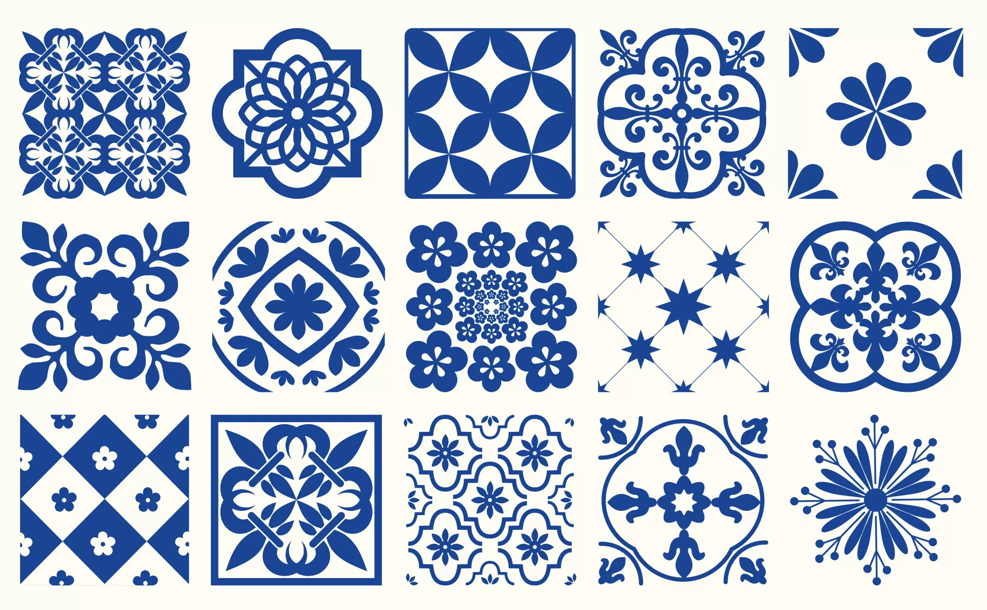 Stenciled Tile Patterns